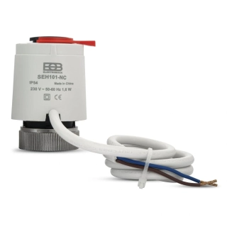 Elektrobock SEH101-NC Termoelektrický pohon na 230 V (bez napětí zavřeno NC).
